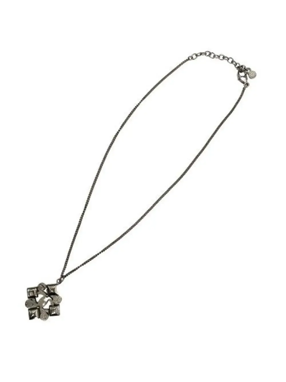 Chanel Cc Logo Pendant Necklace #243999C77B